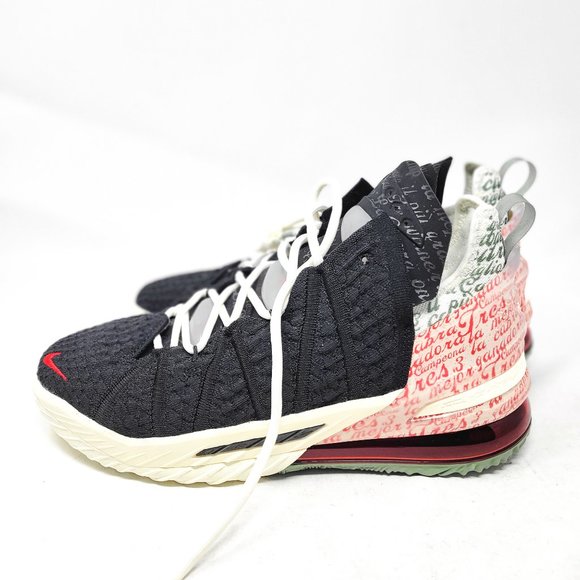 Nike Lebron 18 XVIII x Diana Taurasi GOAT CQ9283-008 Black Red Ivory Sage sz 8 - Picture 3 of 12